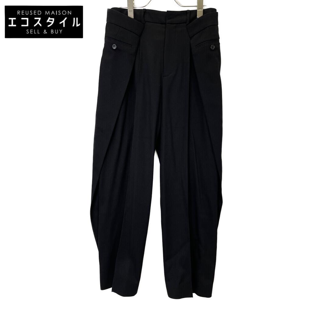 ADORE 531-9230916 Black Calze Stretch Pants Bottoms 38 blackUsed