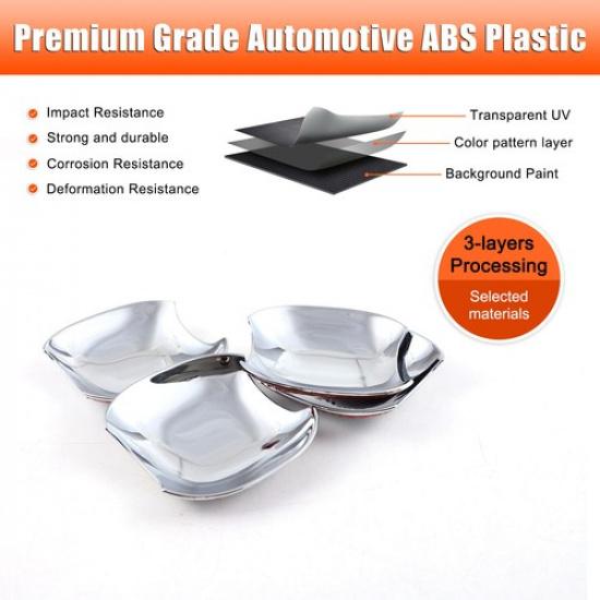 Silver Car Exterior Door Handle Bowl Protector for Toyota LC250 2024+