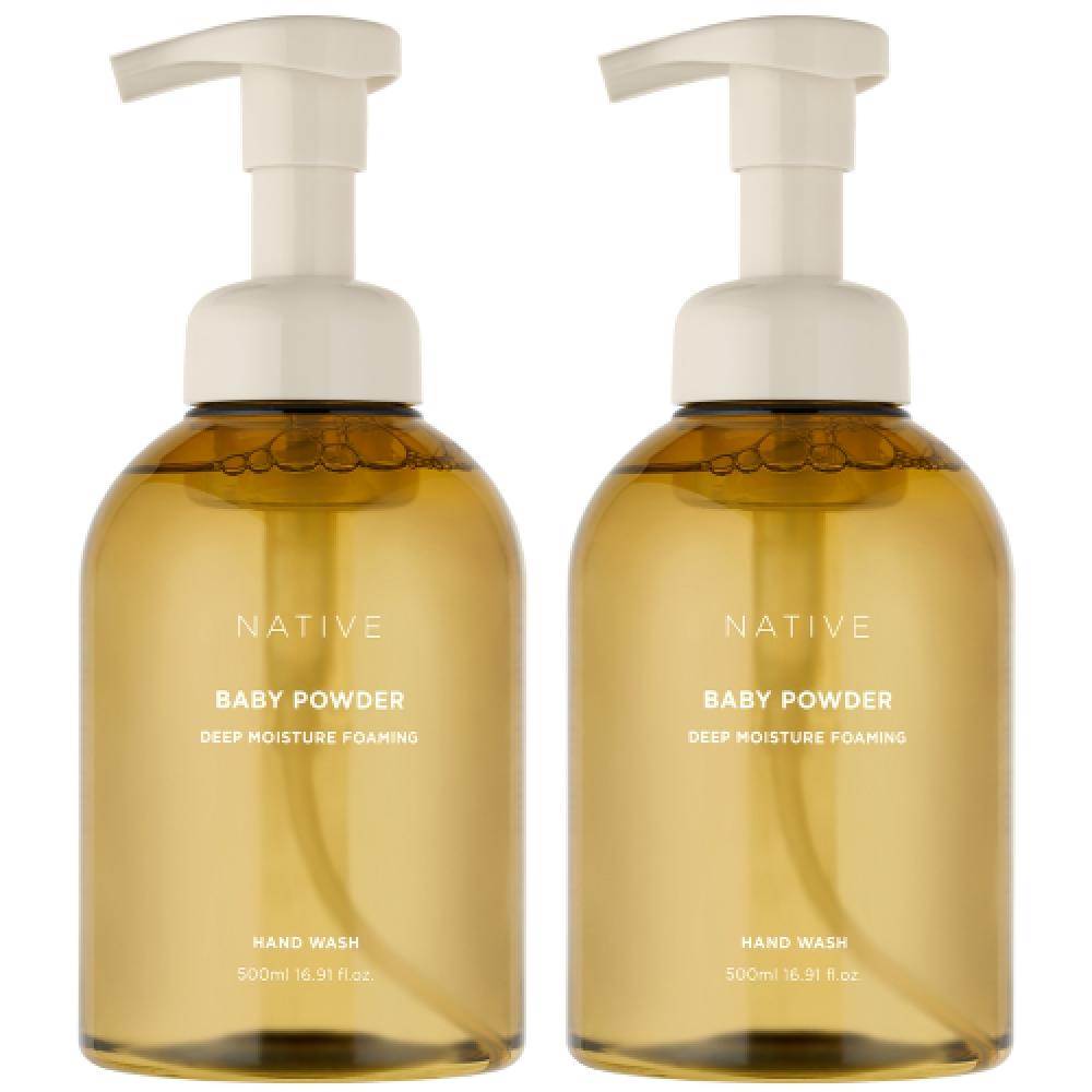 Avca Baby Powder Foaming Hand Wash 500ml X2 NONE