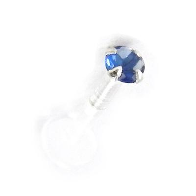 [H9764] - Labret 'Fly' Blue 2.5 Mm