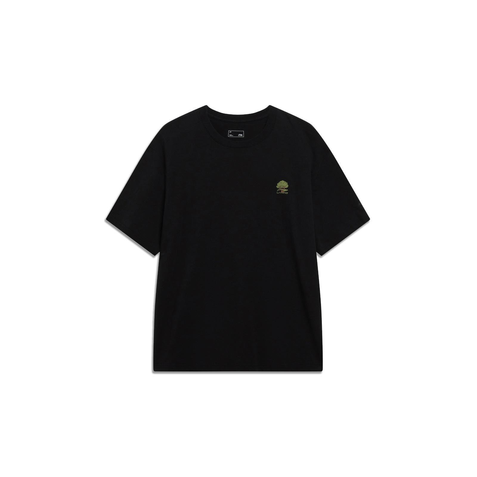Li-Ning Small Tree Graphic T-shirt  Black  Men s AHST183-4 M