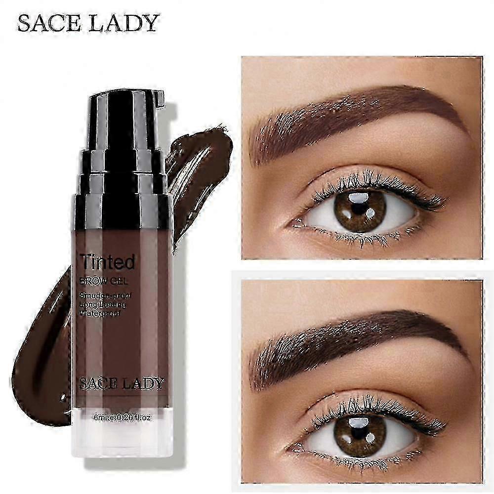 2025 Sace Lady Waterproof Eyebrow Gel Makeup Henna Shade For Eye Brow Tint Natural