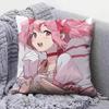 Madoka Kaname Anime Girl Puella Magi Madoka Magica Pillow Covers Home Sofa Cushion Covers and Aecorative Custom