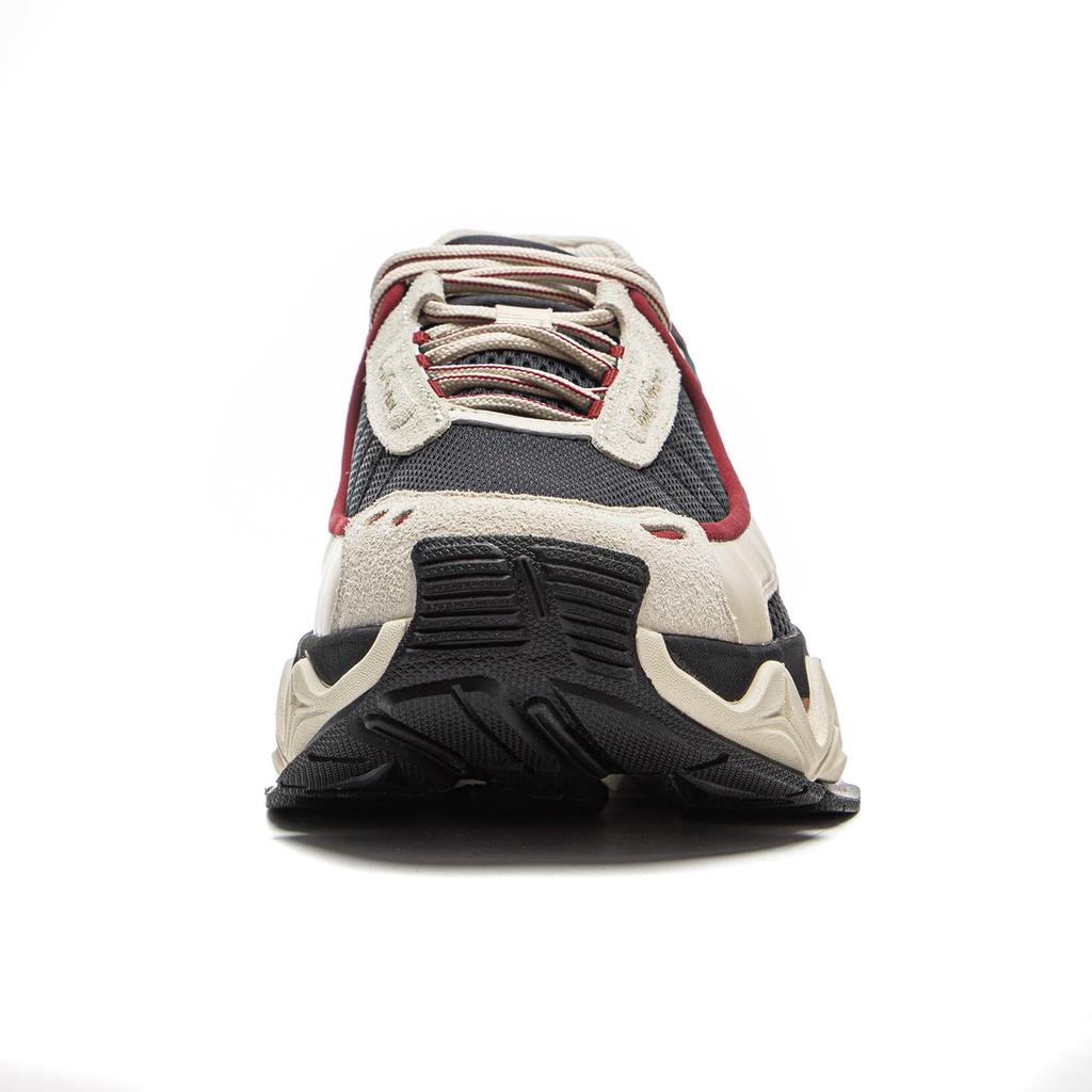 MEDM x Li Ning Abrasion Resistant Slip Resistant Low top Casual Shoes Men's Beige Black AZGV071-6