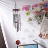 6 Tubes Serenity Wind Bell Large Wind Bell Pendant Wall Hanging Bells  Yard Balcony Porch