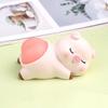 Cartoon Figurine Cute Panda Rabbit Piggy Kitten Landscaping Doll Soft Butt Decompression Toy Resin Animal Figure Doll Model Toy Ornament Kid Toy Gift