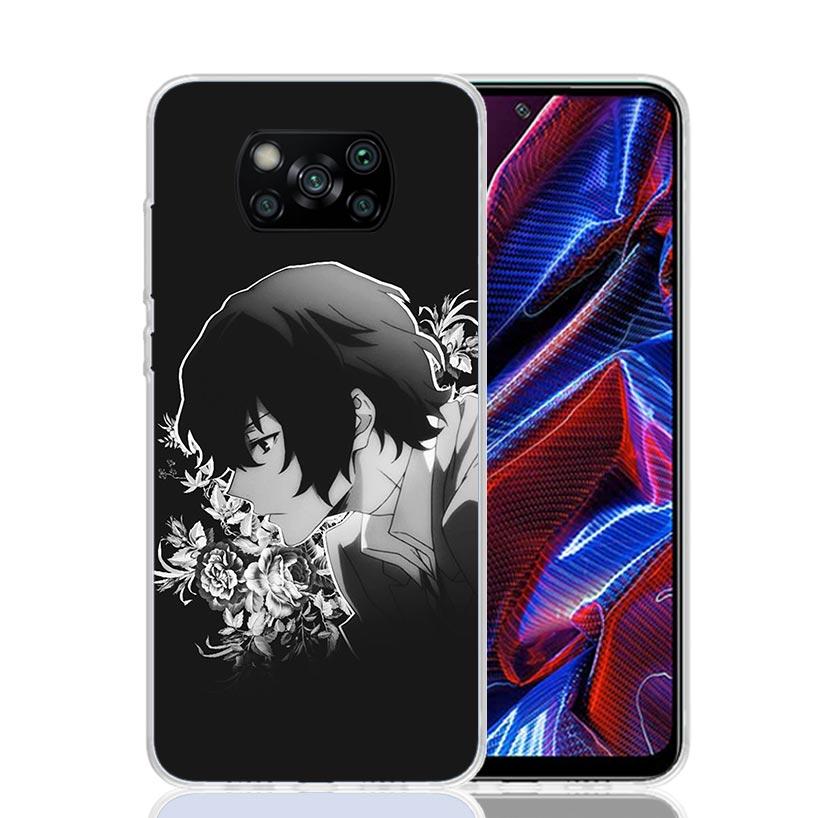 Bungo Stray Dogs Dazai Case Phone Cover for Xiaomi Redmi Note 10 9 9S 8 8T 7 5 Pro Mi 12T 11T 10T 9T 12 11 Lite A3 A2 Trend Fund