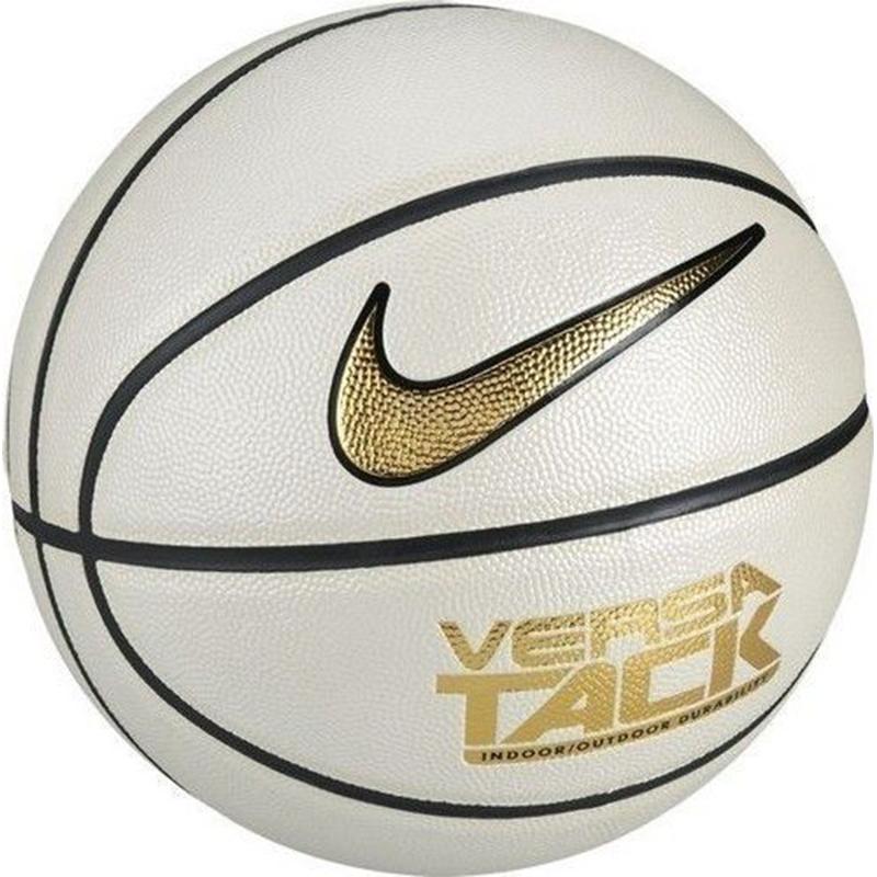 Nike Rubber Basketball White Gold Size 7 Ball Training BB0434-121