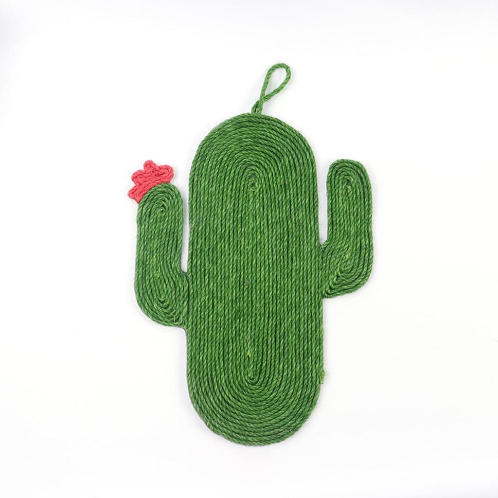 Handcrafted Cat Scratcher Mat (1pc), Natural Sisal Cat Scratch Pad, Durable and Non-Slip, Cute Hanging Mat