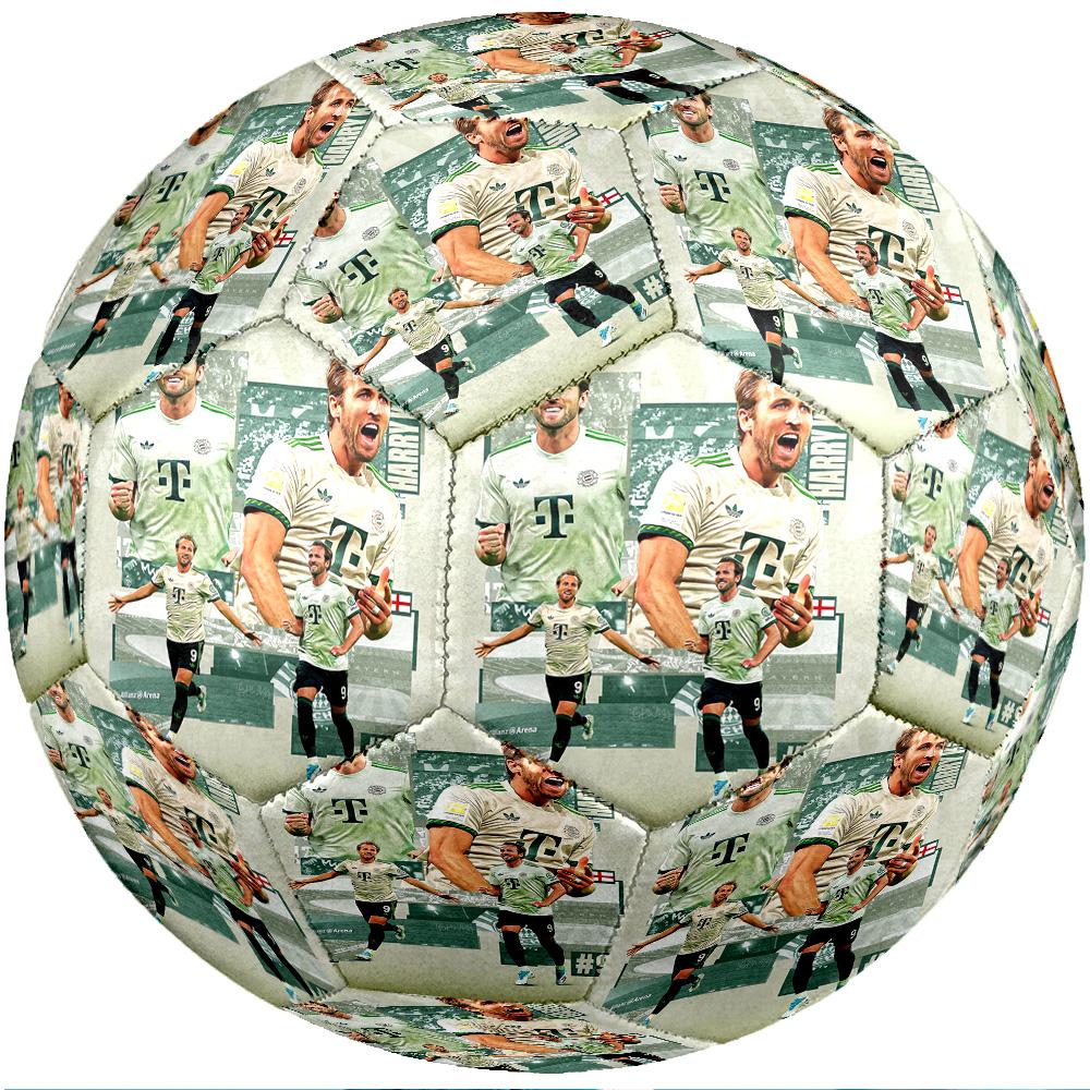 Harry Kane Theme Soccer Ball Size 5 Soccer Ball Soft Touch Professional Training Football for Outdoor Sports