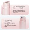 Quiet Motor Personal shavers with Rounded Ceramic Blades for Low Noise Full Body Grooming