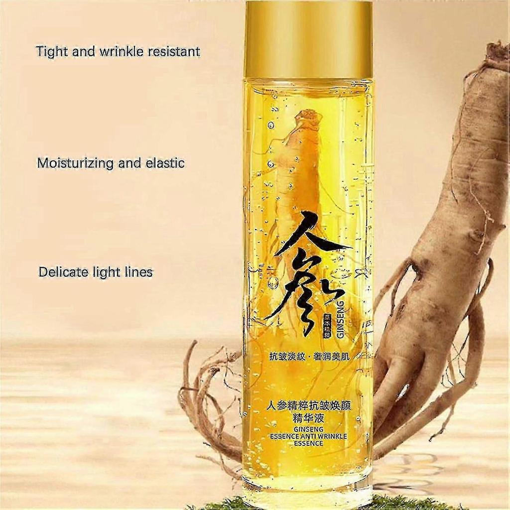 Ginseng Anti-Wrinkle Essence Toner, 120ml Ginseng Gold Polypeptide Anti-Aging Essence, Polypeptide Anti-Wrinkle Ginseng Essence Water Tw