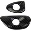 Carbon Fiber Style Interior Door Handle Button Trims Cover Accessoriess for 2005-2013 Chevy Corvette C6