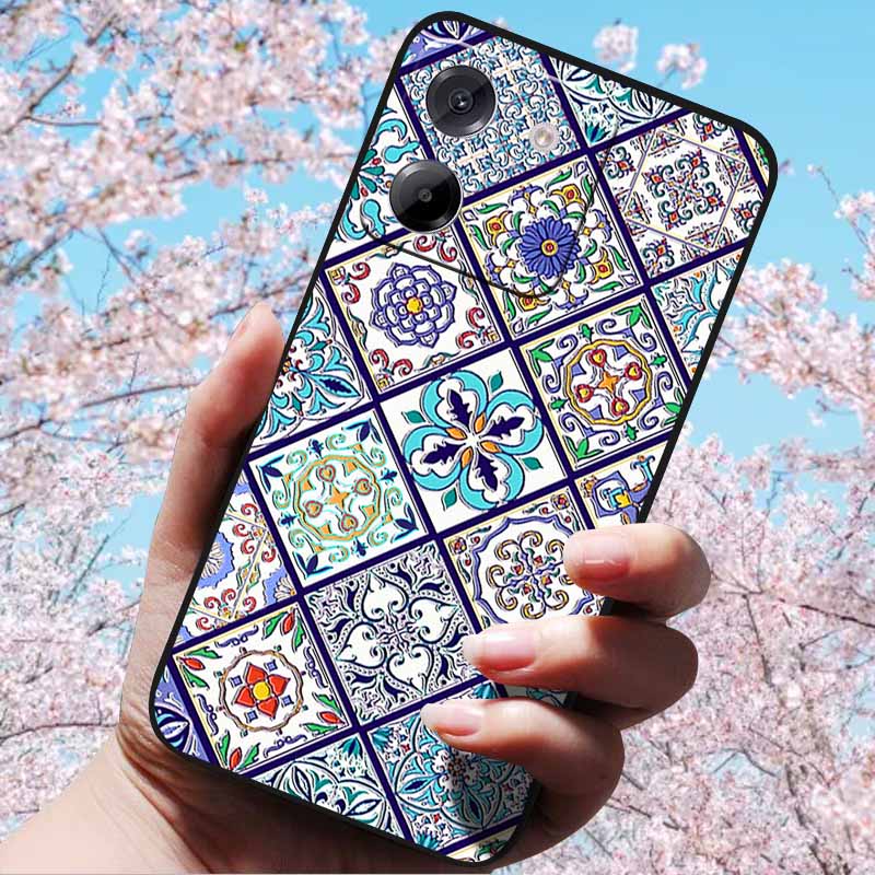 For Xiaomi Poco M7 Pro 5G Case 3D Relief Flower Emboss Soft Silicone various Flower For Poco M7 Pro 5G 3D CuteCartoon Cover Case