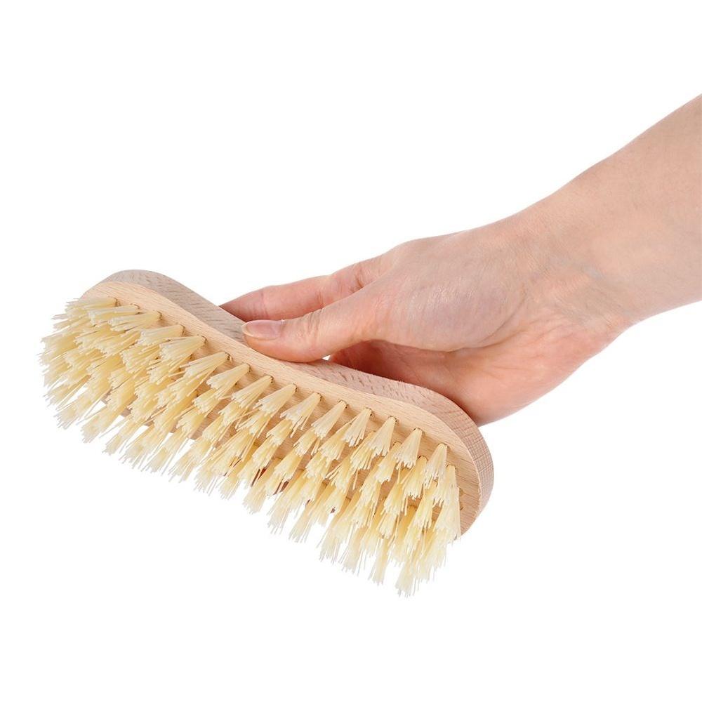 Wooden Rice Sharp Floor and Carpet Scrubbing Brush