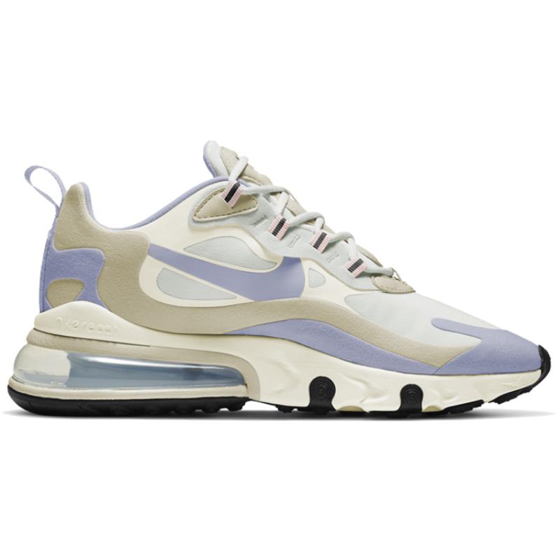 Nike Air Max 270 React Fossil Ghost Women's Sneakers Casual Shoes CT1287-100