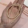 1 String AAA Grade Pink Freshwater Rice Pearl Beads 3-9mm, 36cm Strand, Premium Natural Pearl Beading Supplies, Loose Beads for DIY Handmade Jewelry