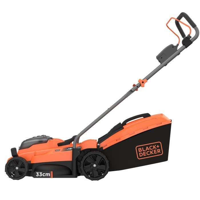 Tondeuse électrique sans fil - BLACK&DECKER - BCMW3318N-XJ - 18V - 33cm de coupe - Sans batterie