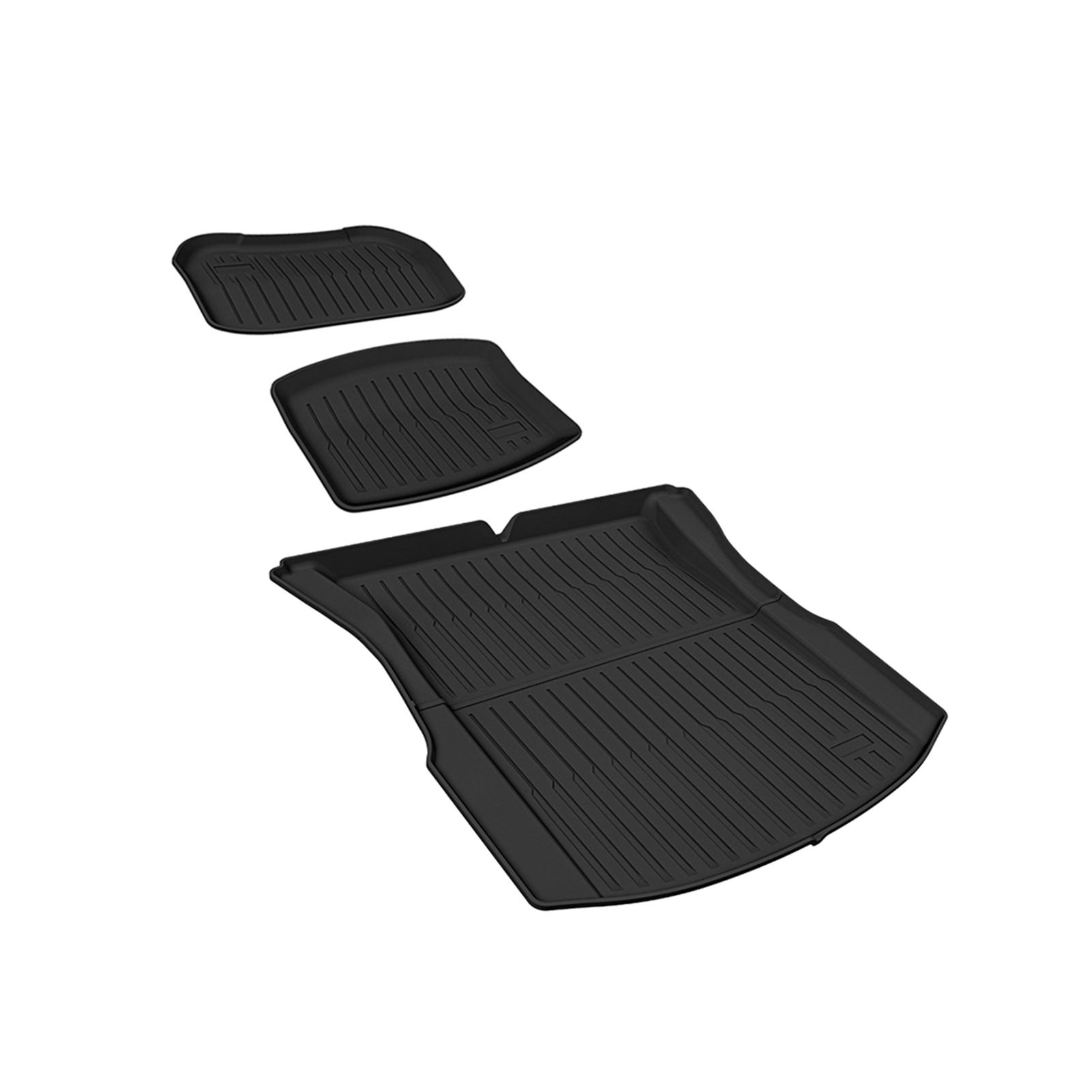 

Легко чистящиеся аксессуары для салона автомобиля, новые напольные коврики для модели Y/модели 3, коврики из термопластичного эластомера