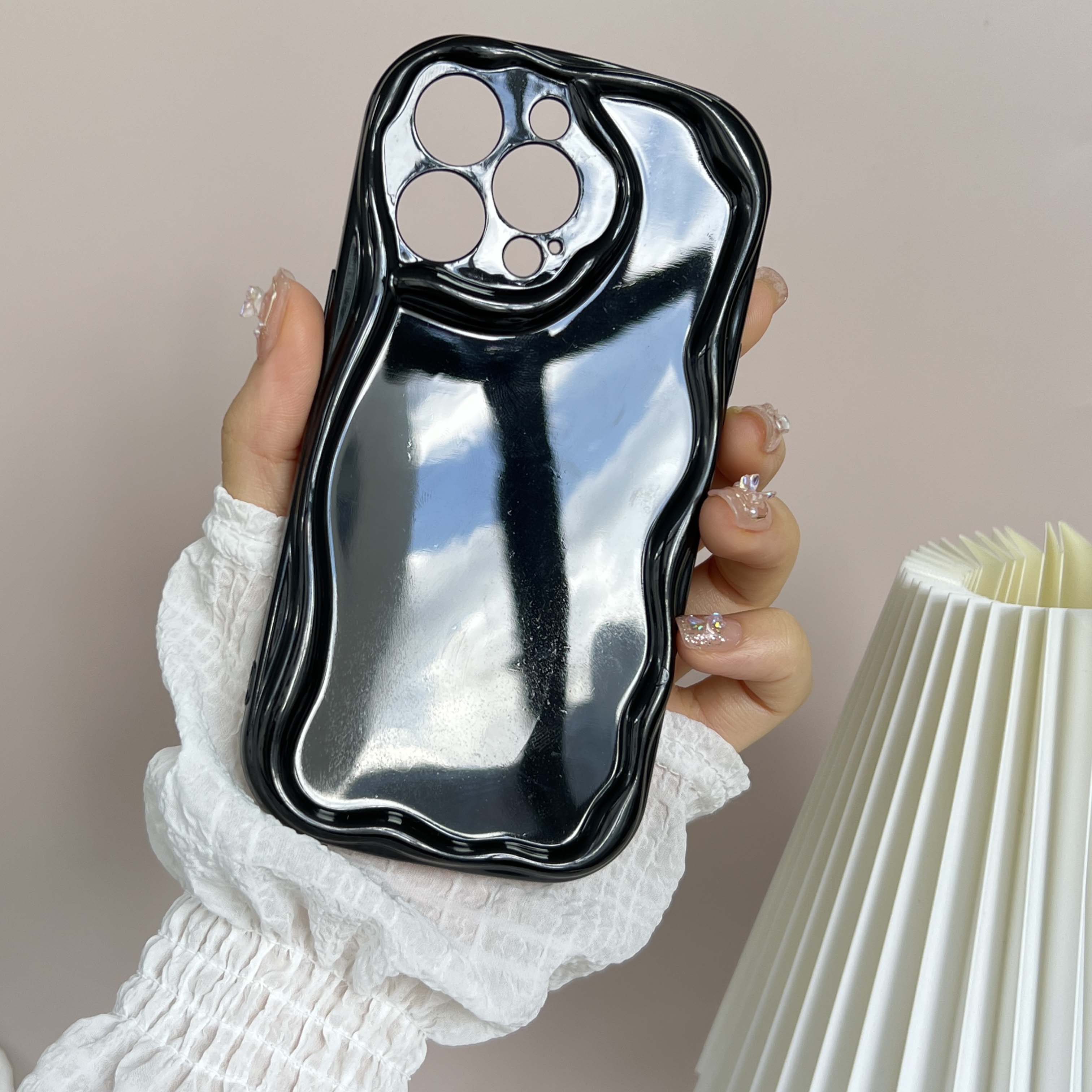 

Чехлы для телефонов Samsung Galaxy A05S A54 S23 Ultra Xiaomi Poco X5 Pro Redmi Note 12S Подчеркните свою индивидуальность с помощью этого эксклюзивного мягкого чехла с кремовым узором Xiaomi 12 Lite чёрный