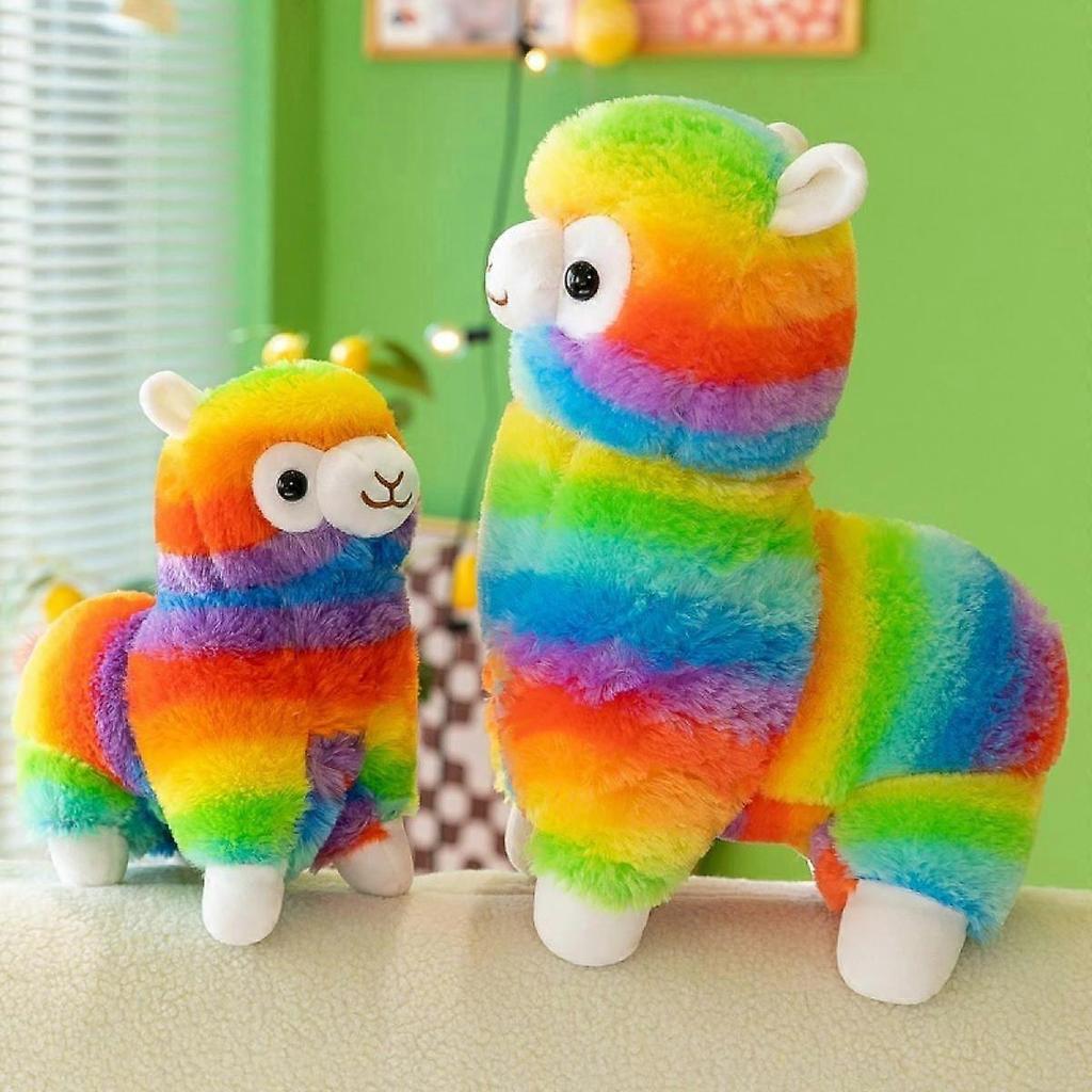 Rainbow Alpaca Doll 10" Soft Baby Stuffed Animal Toy Valentine's Day Birthday Xmas Christmas Wedding Anniversary Presents Gifts