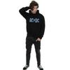 AC/DC Mens Ice Logo Cotton Hoodie