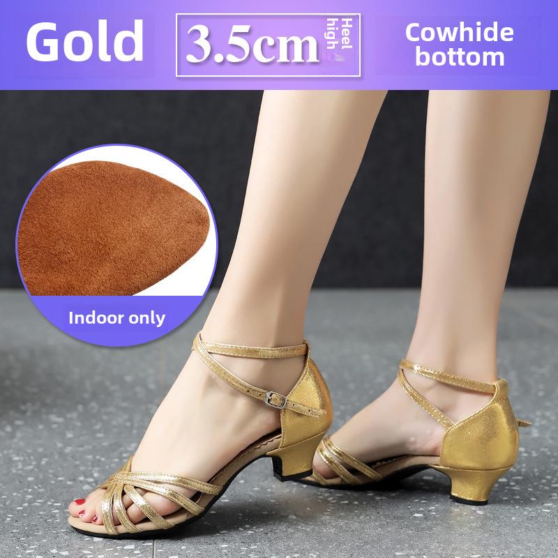 Dámské boty s měkkou podrážkou na latinskoamerické a čtvercové tance pro společenské tancování