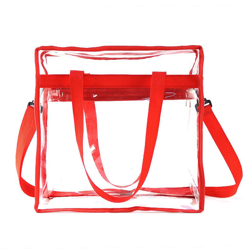 

Trendy Women s Transparent PVC Jelly Shoulder & Crossbody Bag - Fashionable Large Capacity Handbag in Stock
