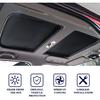 2PCS Car Sunroof Sunshade, Car Roof Cover, Foldable UV Reflector Reflective Covers Block UV Rays Glare, Car Interior Accessories Fit For Mini Cooper,
