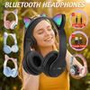 Flash Light Wireless Cat Ears Headphones With MIC Control LED Kid Girl Stereo Cute Music Helmet Bluetooth Phone Headset Earphone