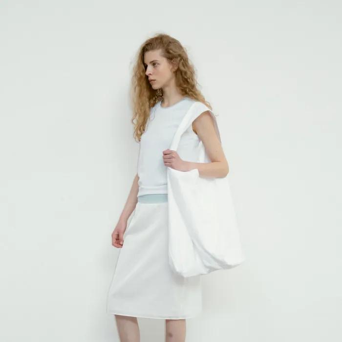 Oversized Cotton Bag (White)