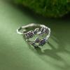 Jesus Cross Vintage Classic Adjustable Couple Commemorative Ring Opening Finger Ring for Women Men Fashion Punk  Gift