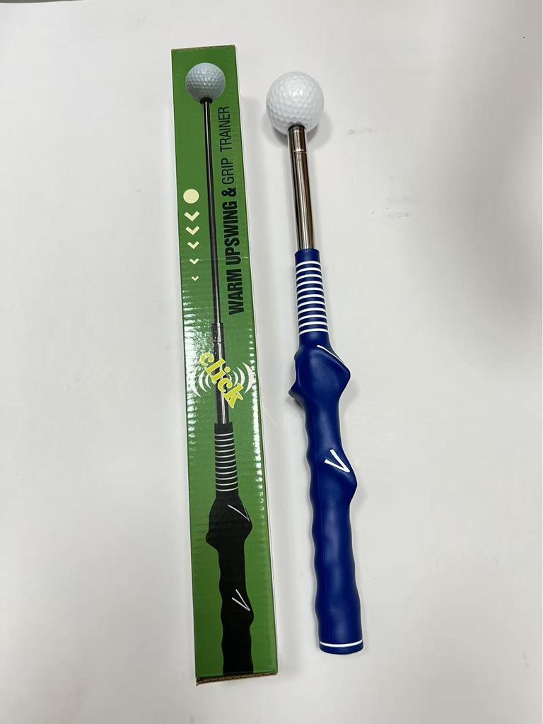 Left-Handed Telescopic Golf Swing Trainer for Beginners