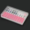 10pcs Nail Art Grinding Head Dead Skin Removal Nail Drill Bits Sanding Polishing Head Set