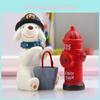 Resin Dog Cartoon Fire Hydrant Garden Statue For Gift And Decoration Home