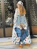 European & American Peacock Print Beach Cover-up: Stretch, Back Cutout, Sexy, Loose Cardigan