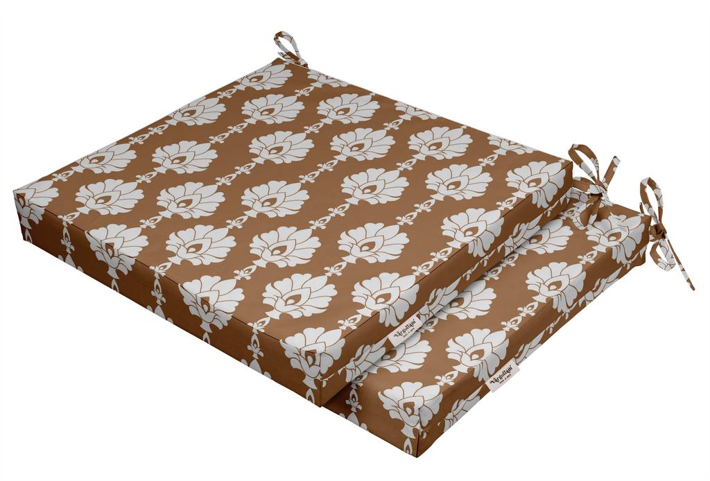 Vargottam Bedruckte Indoor Outdoor Stuhlkissen Rutschfest Esszimmerstuhl Kissen Quadratisch Geformt Esszimmerstuhl Kissen Mit Bindebändern