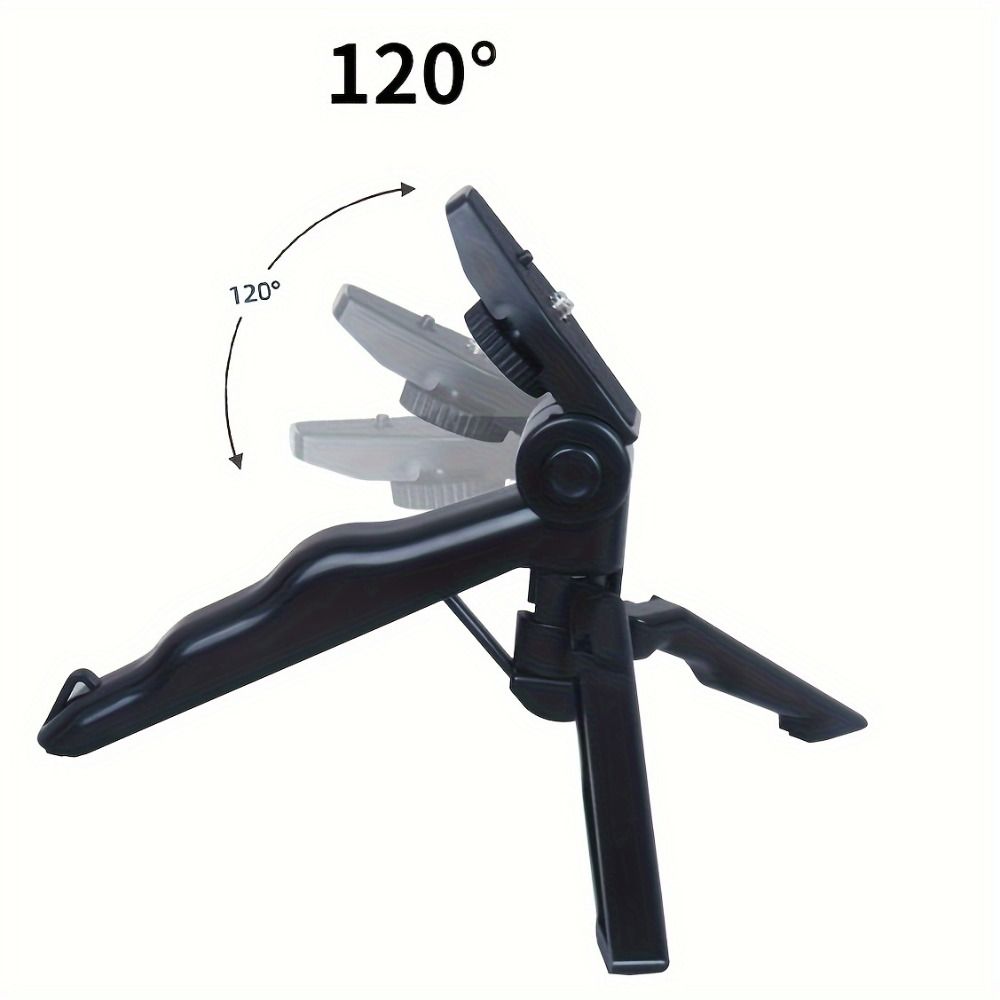 Rotating Phone Stand Stabilizer with Light and Microphone Live Streaming Holder  Live Any time