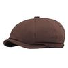 British Retro Patchwork Newsboy Cap for Men Women Spring Octagonal Hat Casual Baker Boy Cap Outdoor Sunshade Painter Hat Flat Cap