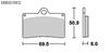KITACO SBS Brake Pads for Public Road Circuit Use Only 566DC Racing Not for Public Road Dual Carbon Compatible with [Not Use] (Front/Rear) Pads, Use,