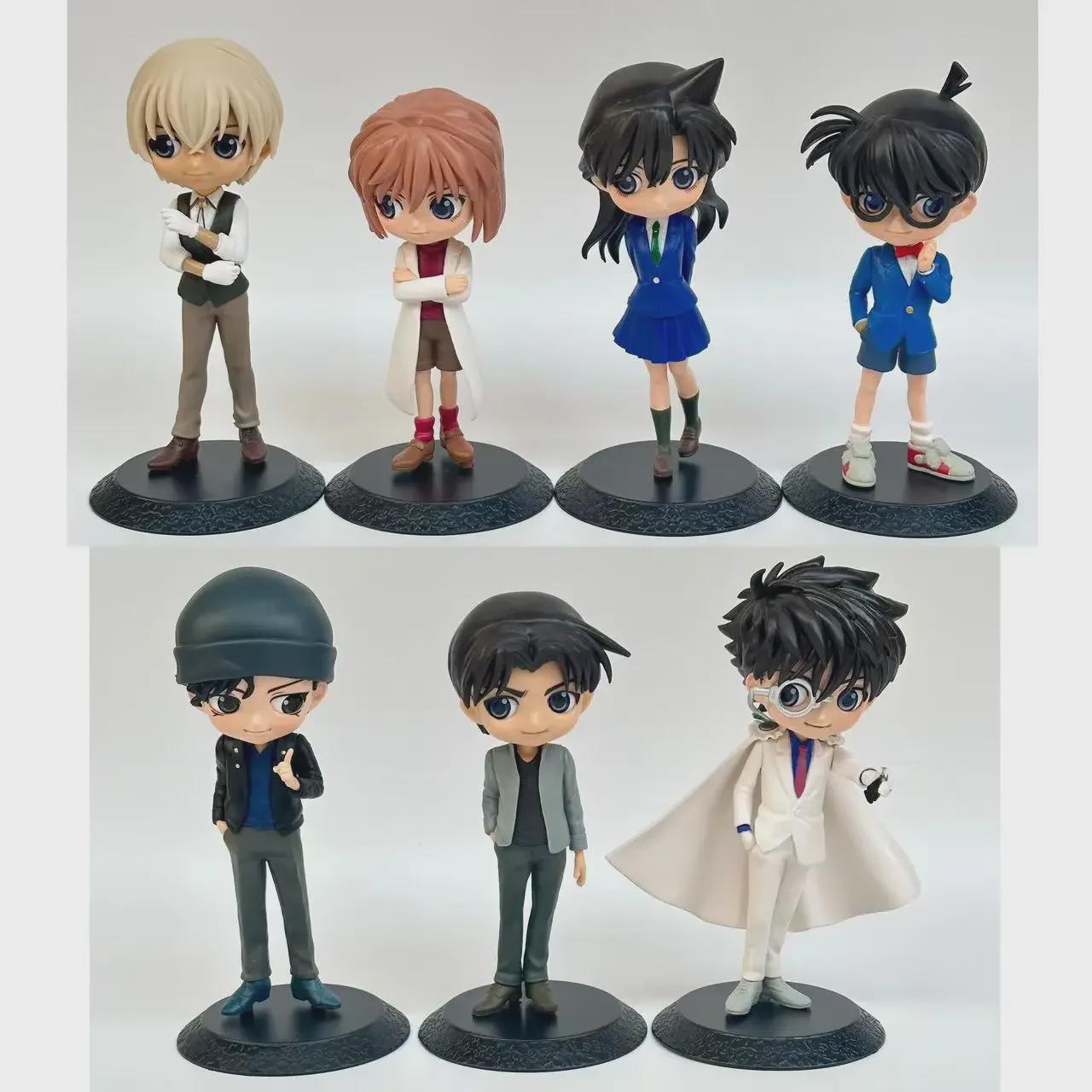 

Набор из 7 фигурок детей-детективов Кайто: 6-дюймовые персонажи аниме — Сяолань, Ширли, Шуичи, Хейджи.