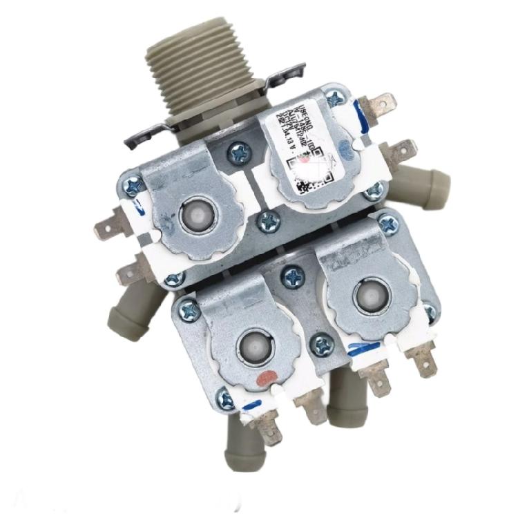 

Multi Outlet 12V Plastic Water Inlet Valves Washer Accessories Replacement Part For Automatic Drum Washing Machines