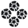 8 Inch Wheel Hub Cap Black Fully Wrap Hubcap Rim Protector Trim Replacement for EZ‑GO Golf Cart