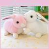 Adorable Plush Rabbit Toy Soft Stuffed Bunny Doll For Kids With Realistic Features