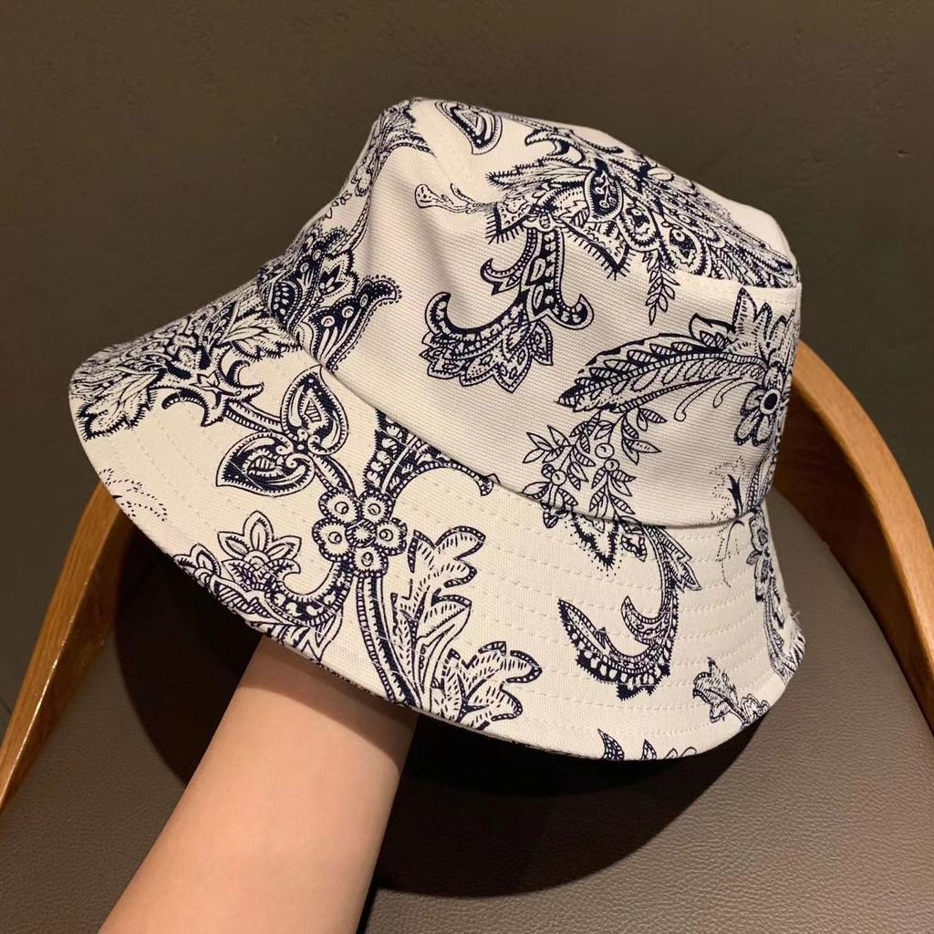 Sunshade Hat, Versatile for Spring and Summer Couples Summer Fisherman Hat Sunshade Print Fashionable Casual Basin Hat