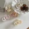 Medium Size Acetic Acid Hair Clip French Style Shark Clip Sweet Flower Hair Claw  Female
