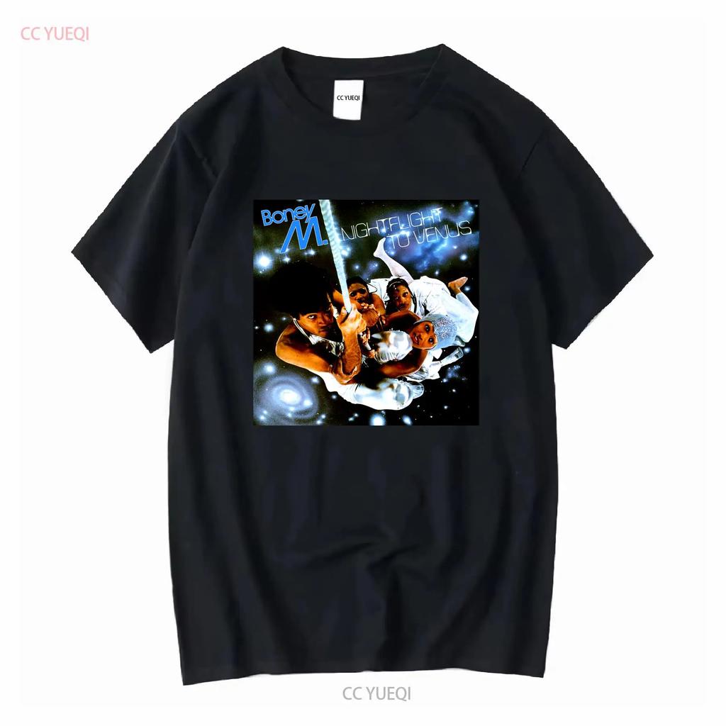 Boney M Nightflight To Venus Für Fans Schwarz Alle Größen T-Shirt Qq1263 Vintage Gewaschen Stilvoll Dehnbar Weich Unisex Bequem