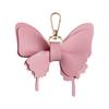Elegant PU Leather Butterfly Bag Charm Keychain Accessory For Women Stylish Purse Decors Bags Pendant