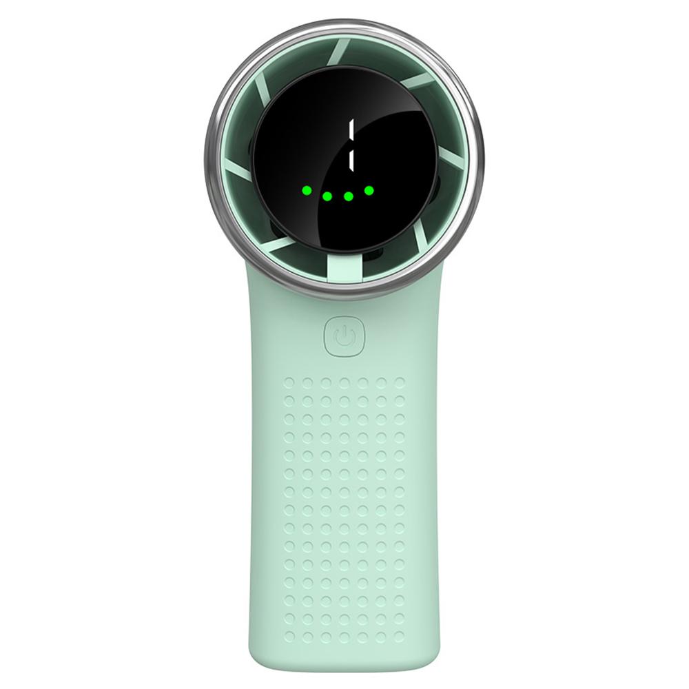 

A8 5-Speed Handheld Turbo Fan USB Rechargeable Summer Portable Cooling Fan Green