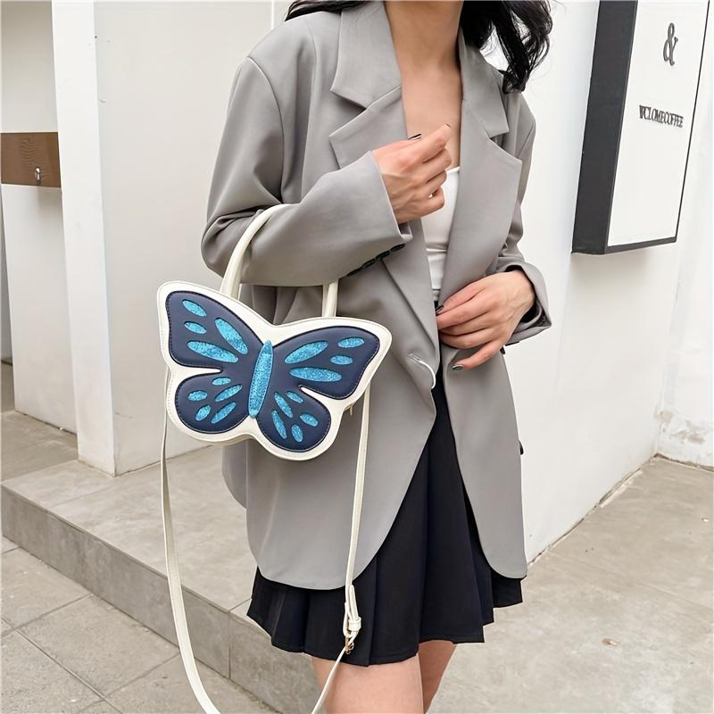 Y2K Streetwear Fashion Dark Spicy Personality Sweet Cool Handbag Crossbody Bag for Women Cute Butterfly Bag